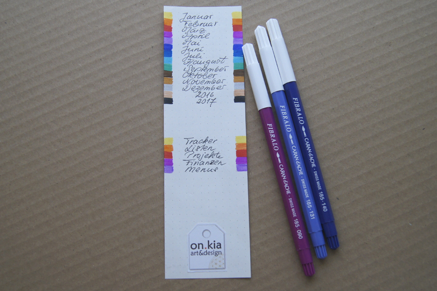 Index Bullet Journal Hack Lesezeichen
