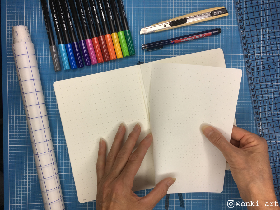 Anleitung Bullet Journal - Seite heraustrennen