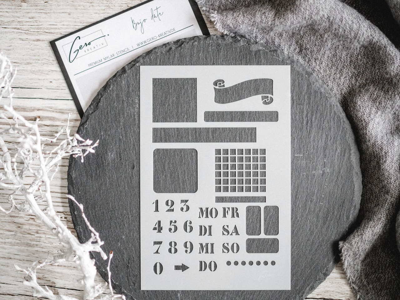bujo stencil gero kreativ