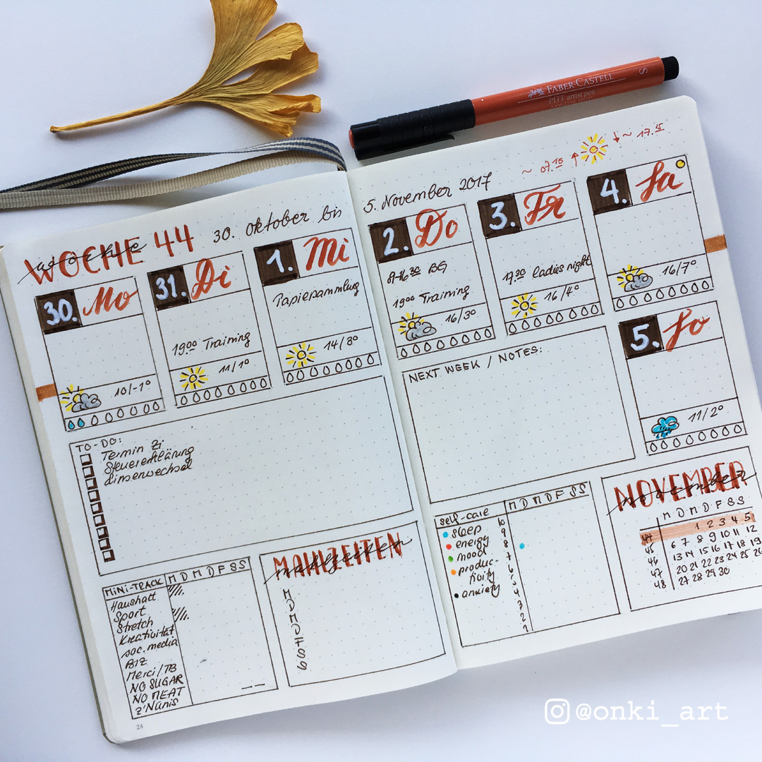 bulletjournalweeklylog 44