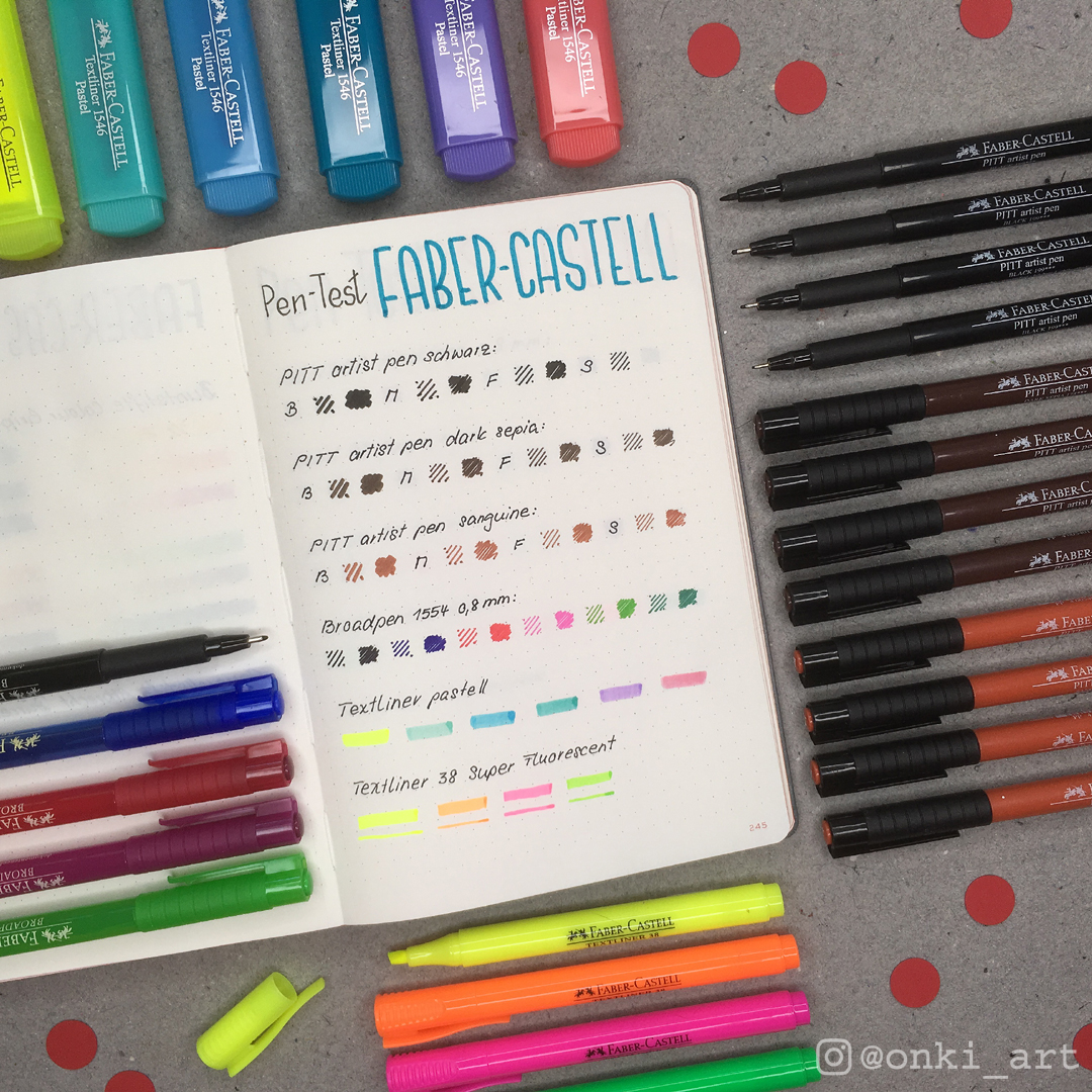 Stiftetest Faber Castell - pentest